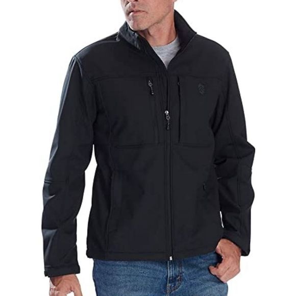 Free Country Softshell Black Jacket [A14] - Picture 1 of 7